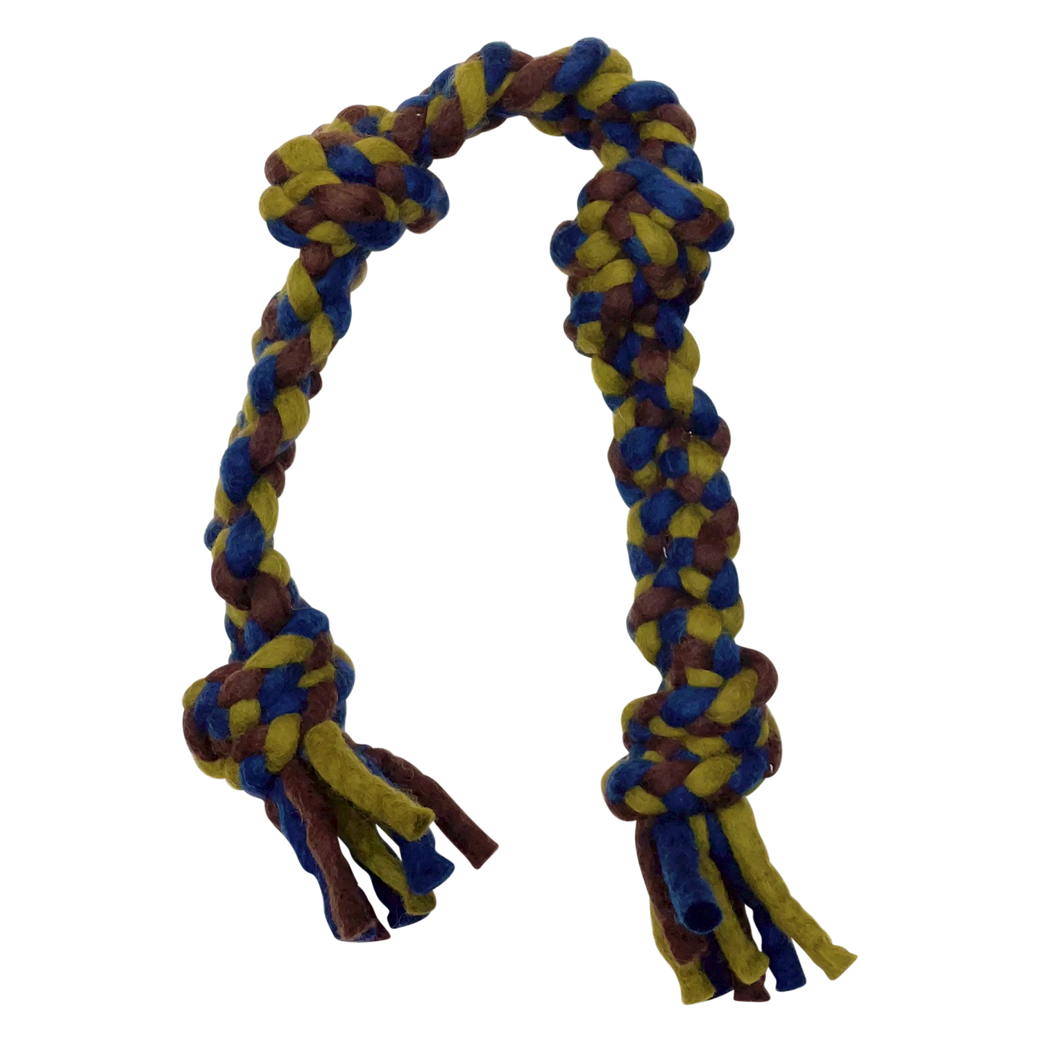 Dharma Dog knot rope marine/groen 66 cm