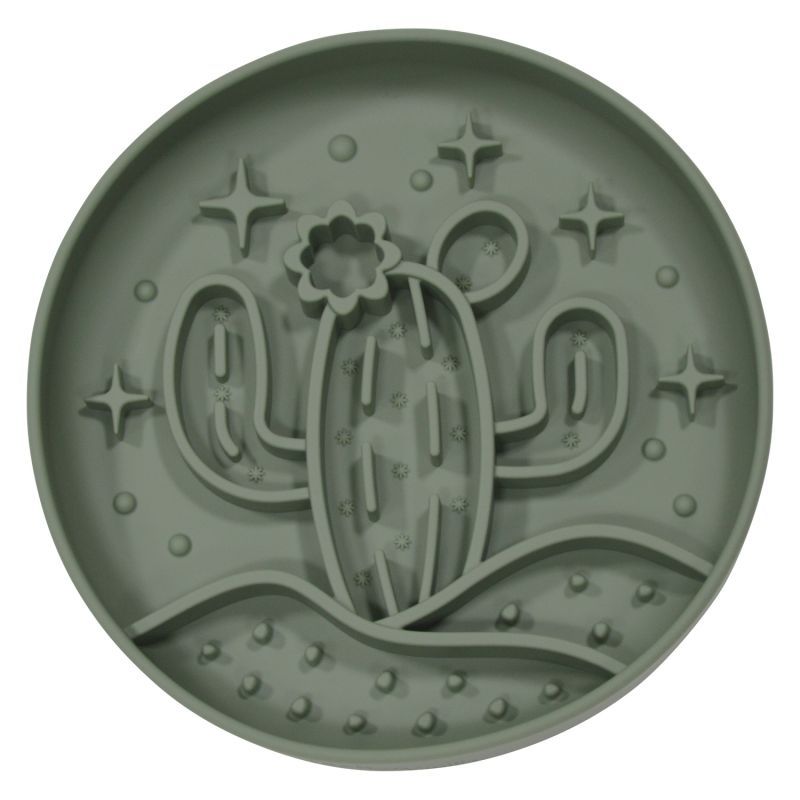 J&amp;V Bon App - slow feeder met zuignap - CACTUS (51/0219)