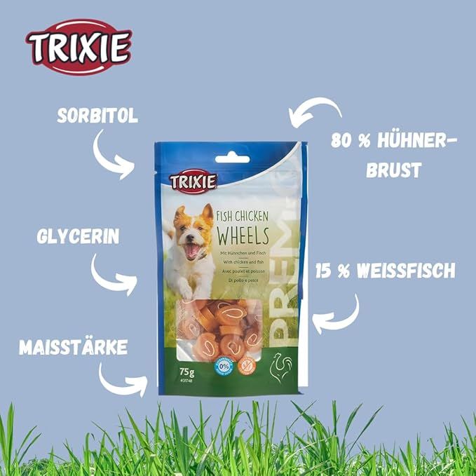 Fish Chicken Wheels - 75 gr