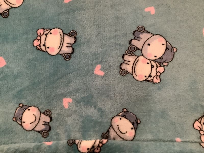 hondenkussen - Hippo mint