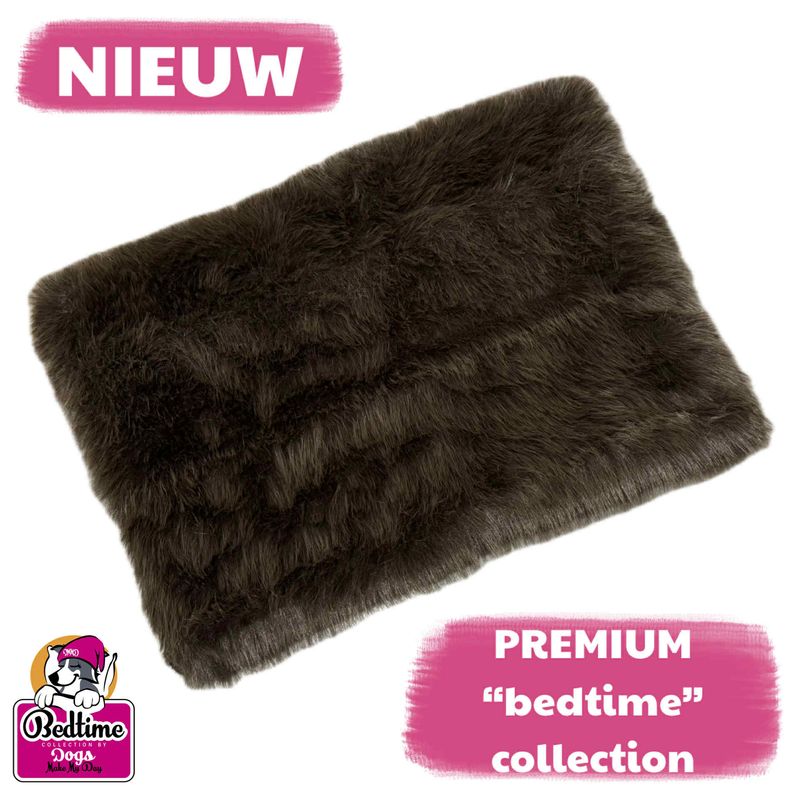 Premium hondenkussen - donkerbruin