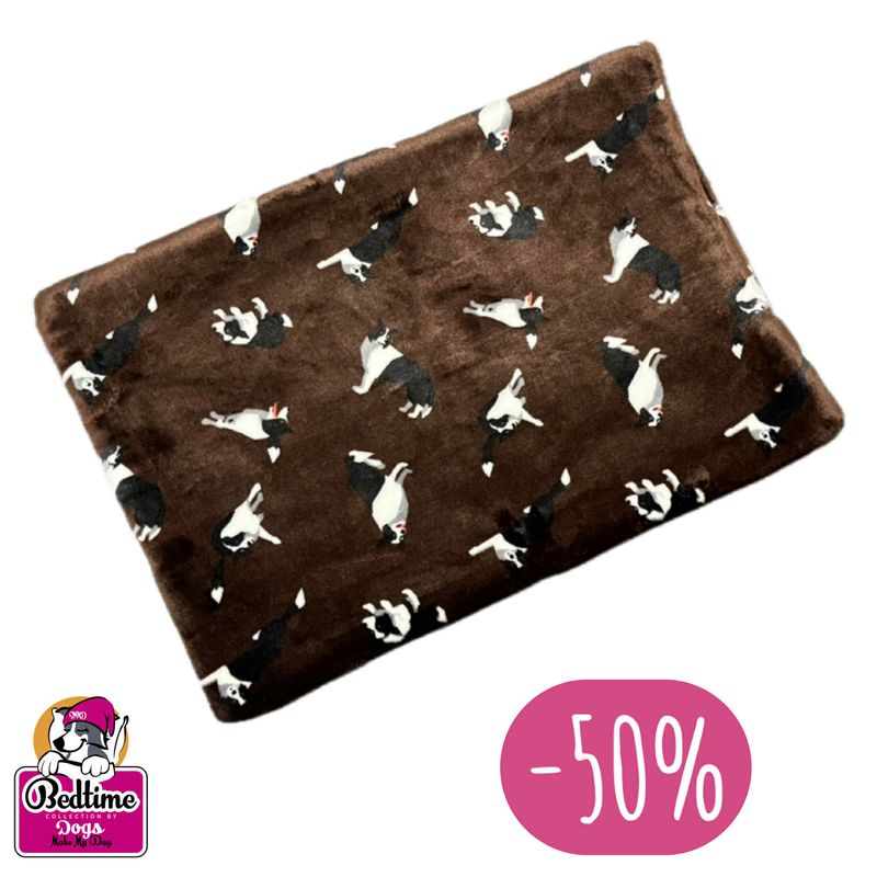 hondenkussen - Border Collie bruin