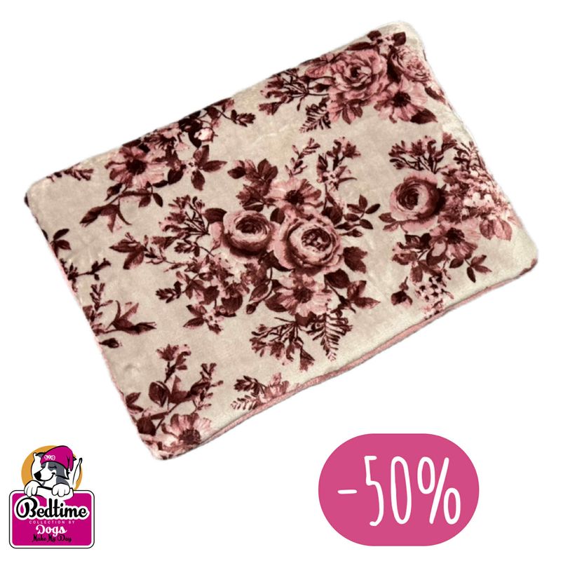 hondenkussen - Classic roses pink / pink