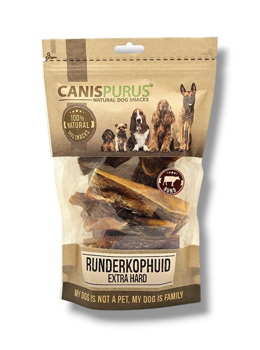Canis Purus Runderkophuid - extra hard - 6 x 10 cm