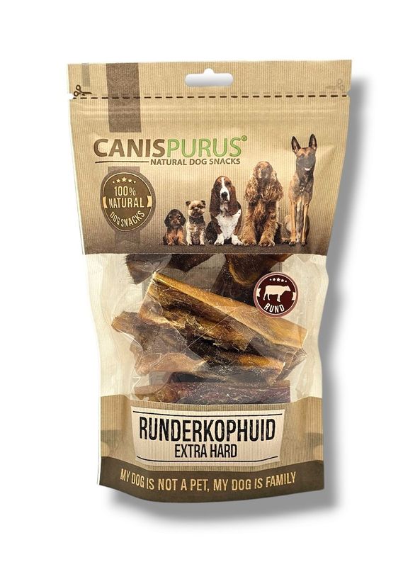 Canis Purus Runderkophuid - extra hard - 6 x 10 cm