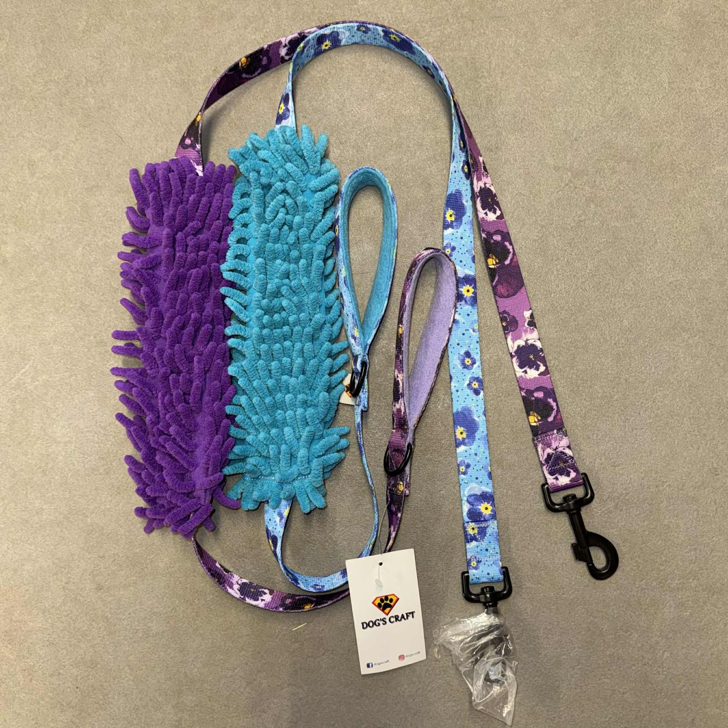 Dog’s Craft - lijn met mop en musketon