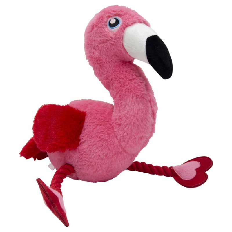 J&amp;V Holiday knuffel - Flamingo 45 cm - 48/2217