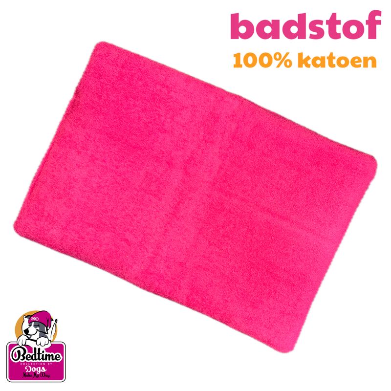 Badstof hondenkussen - Fuchsia