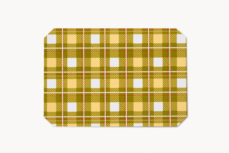 Gregorio - Fantasia Tartan Giallo e Verde (25pz)