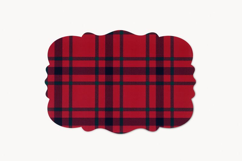 Albertina Tartan rosso/ blu ( 25 pz)