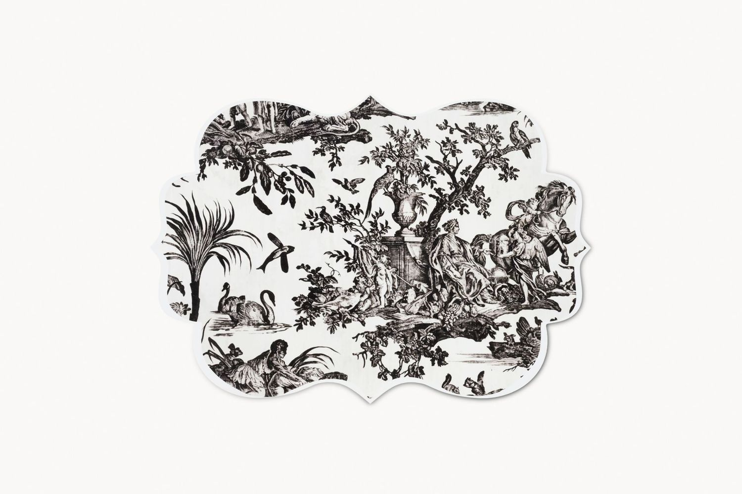 Lucia Toile de Jouy B/N ( 25 pz )