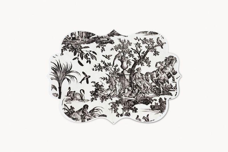 Lucia Toile de Jouy B/N ( 25 pz )