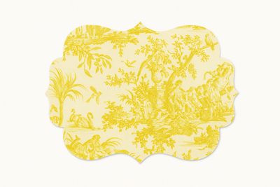 Lucia Toile de Jouy  Colore Giallo