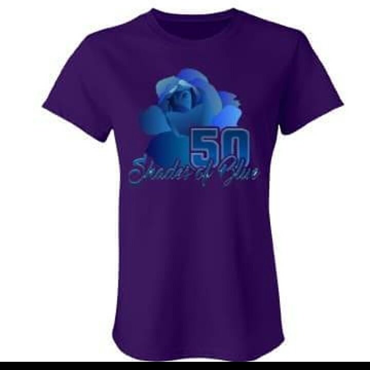 50 Shades of Blue Baltimore Tee Shirt