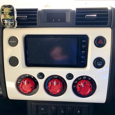 Climate Knobs (FJ Cruiser) - BLACK