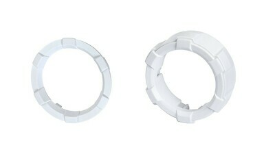 Start Button Ring + 4x4 Knob (2016+ Tacoma / 2020-2021 Tundra) - WHITE