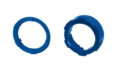 Start Button Ring + 4x4 Knob (2016+ Tacoma / 2020-2021 Tundra) - VOODOO BLUE