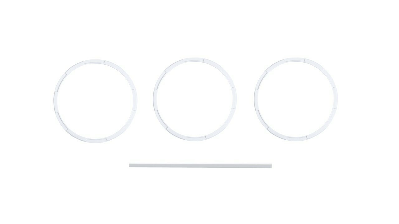 Climate Knob Trim Rings (2014-2021 Tundra) - WHITE