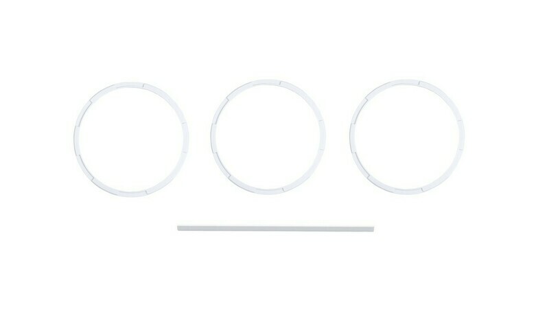 Climate Knob Trim Rings (2014-2021 Tundra) - WHITE