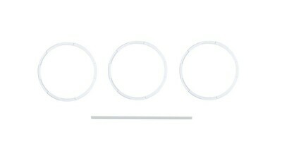 Climate Knob Trim Rings (2014-2021 Tundra) - WHITE