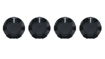 Climate Knobs (2007-2013 Tundra) - 4 PACK - BLACK