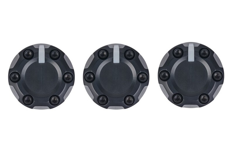 Climate Knobs (2005-2015 Tacoma) - 3 PACK - BLACK