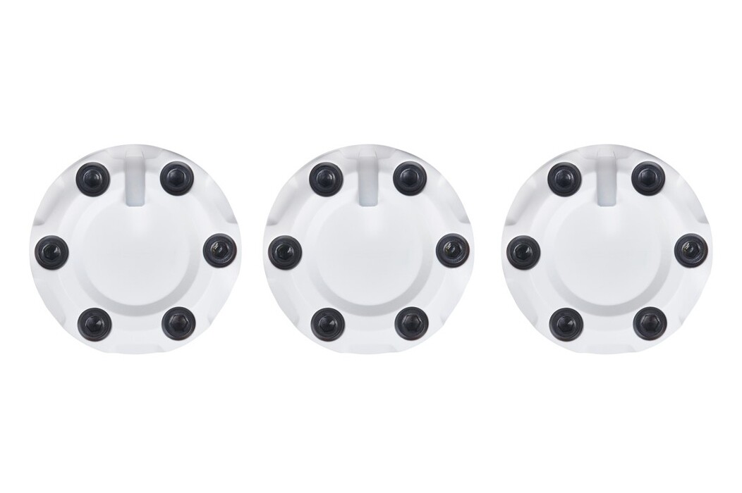 Climate Knobs (2005-2015 Tacoma) - 3 PACK - WHITE