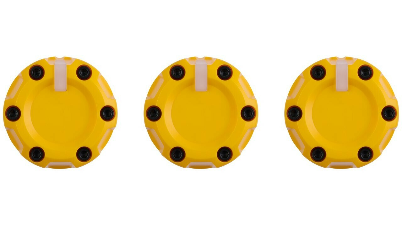 Climate Knobs (FJ Cruiser) - SUN FUSION YELLOW