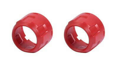 Climate Knobs (2014-2021 Tundra Dual Zone) - 2 PACK - RED