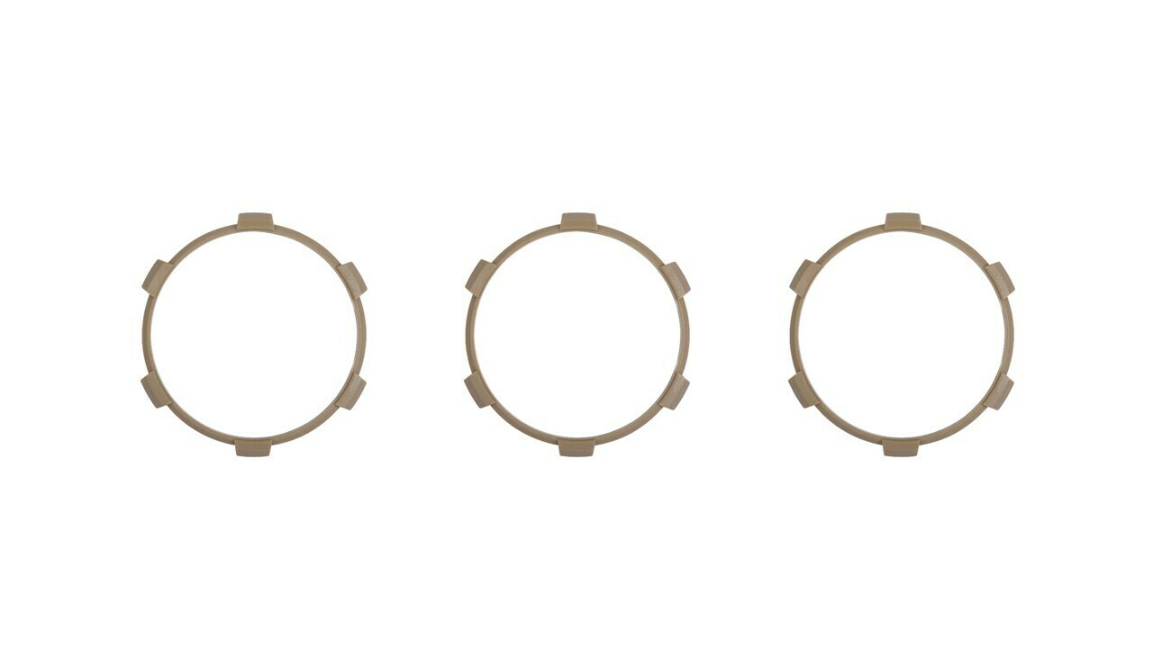 Climate Rings (2016-2023 Tacoma DUAL ZONE) - QUICKSAND