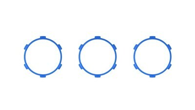 Climate Rings (2016-2023 Tacoma DUAL ZONE) - VOODOO BLUE