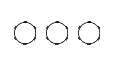 Climate Rings (2016-2023 Tacoma DUAL ZONE) - BLACK