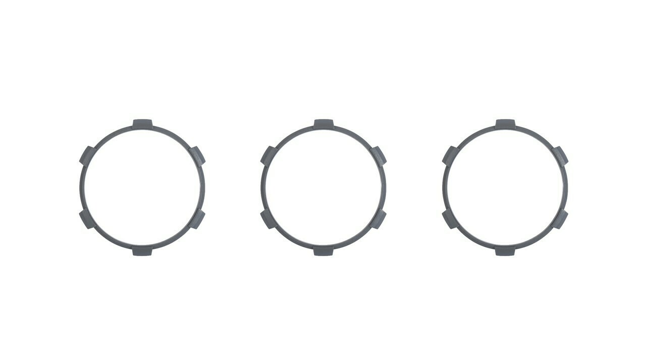 Climate Rings (2016-2023 Tacoma DUAL ZONE) - CEMENT