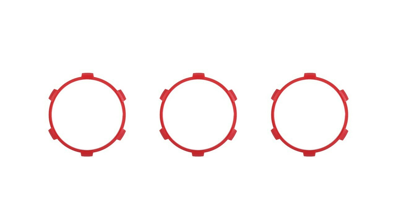 Climate Rings (2016-2023 Tacoma DUAL ZONE) - RED