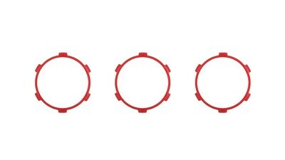 Climate Rings (2016-2023 Tacoma DUAL ZONE) - RED