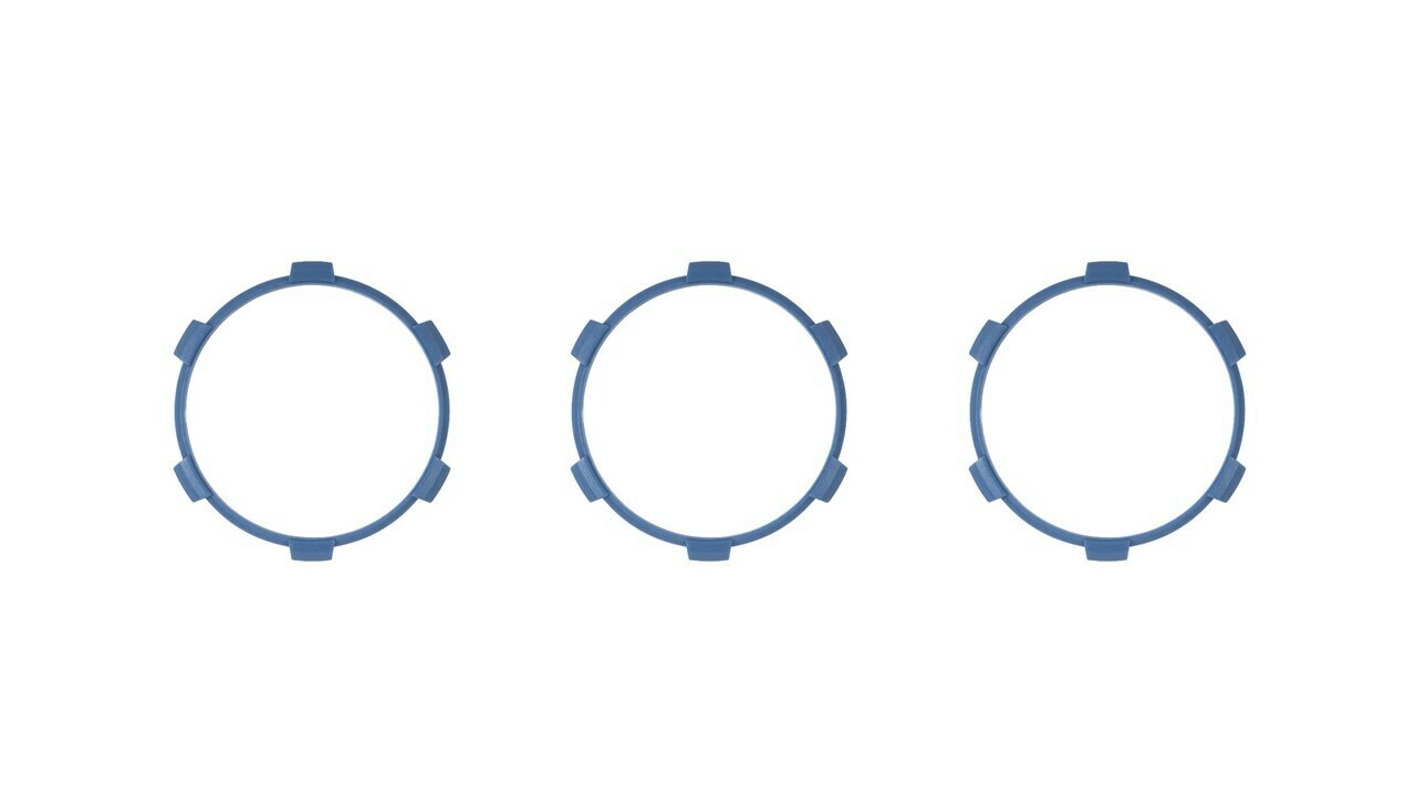 Climate Rings (2016-2023 Tacoma DUAL ZONE) - CAVALRY BLUE