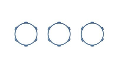 Climate Rings (2016-2023 Tacoma DUAL ZONE) - CAVALRY BLUE