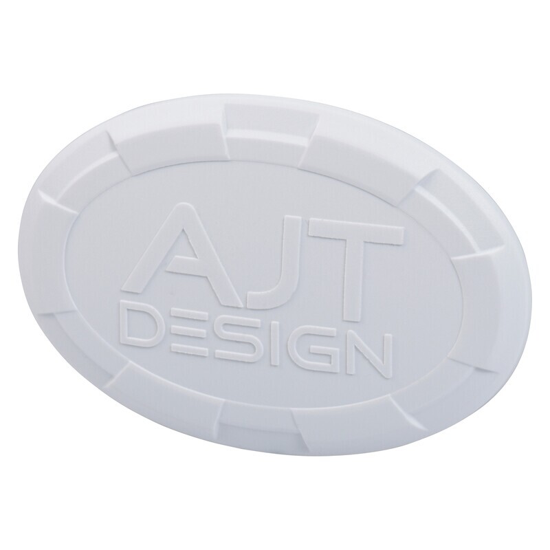 Steering Wheel Emblem Overlay (Select Toyota Models) - WHITE - AJT DESIGN
