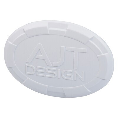 Steering Wheel Emblem Overlay (Select Toyota Models) - WHITE - AJT DESIGN