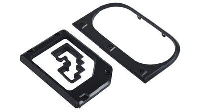 Cup Holder/Shifter/Shift Gate Trim Rings (2014-2021 Tundra) - BLACK