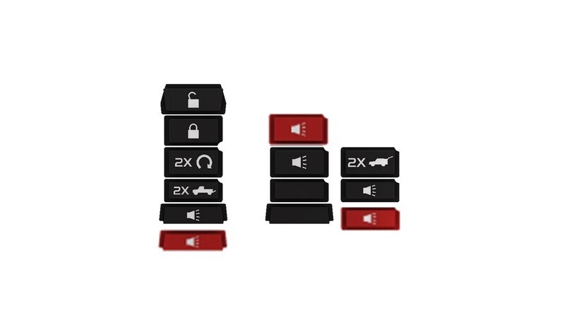 Extra Button Set - Injection Fob IF019 (2017+ Ford Smart)