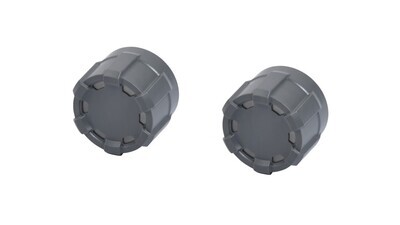 Radio Knobs (2020-2023 Tacoma V2) - CEMENT
