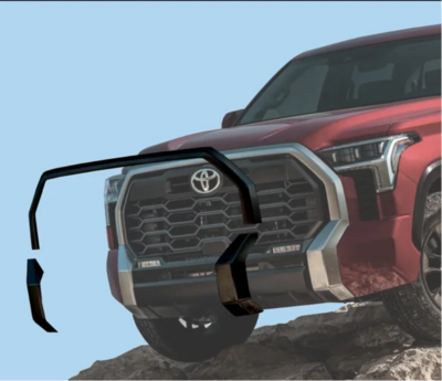 2022-2024 Toyota Tundra Grille Surround Chrome Delete Overlay