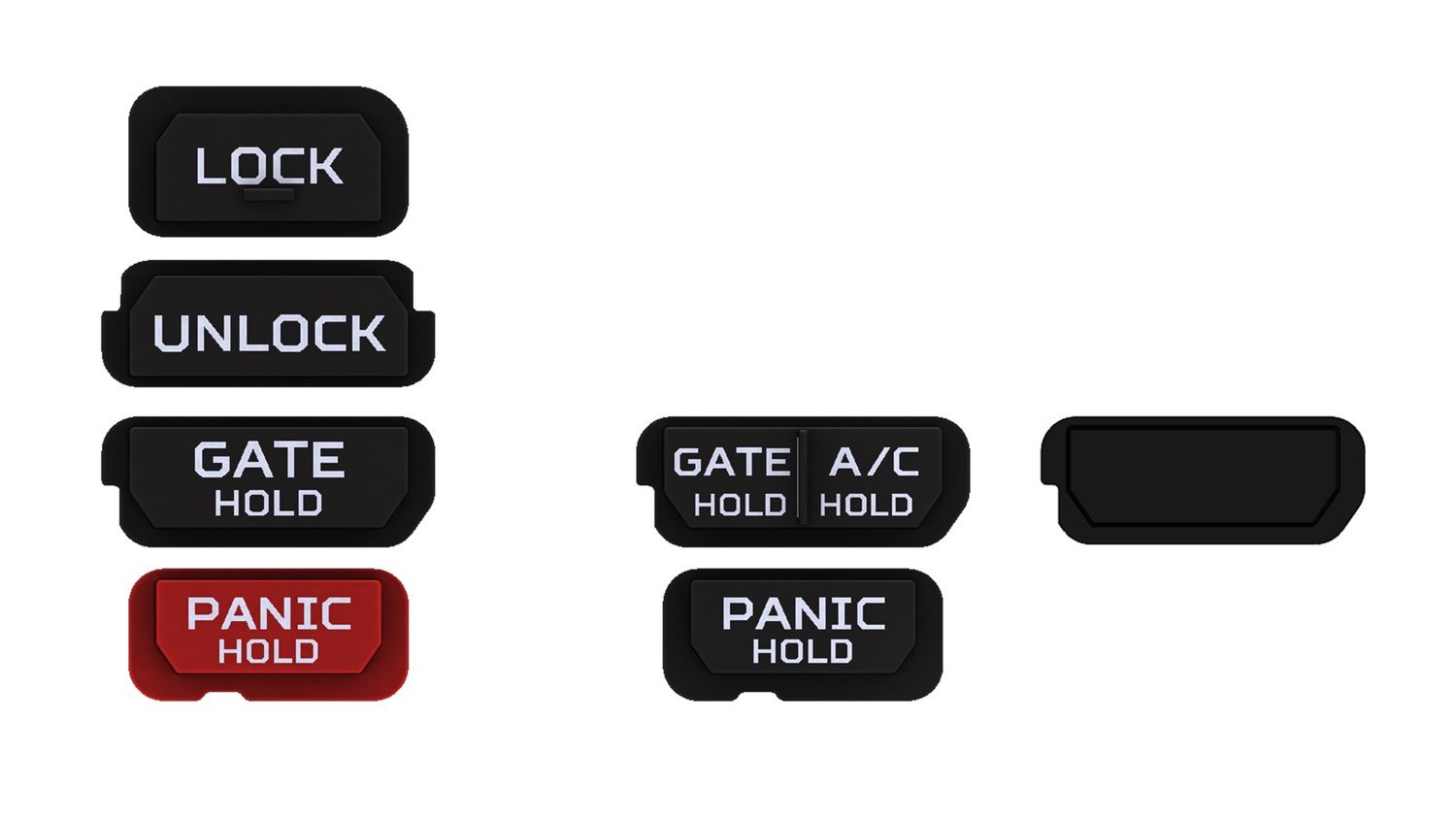 Extra Button Set - Injection Fob IF020 (2022+ Tundra / 2024+ Tacoma)