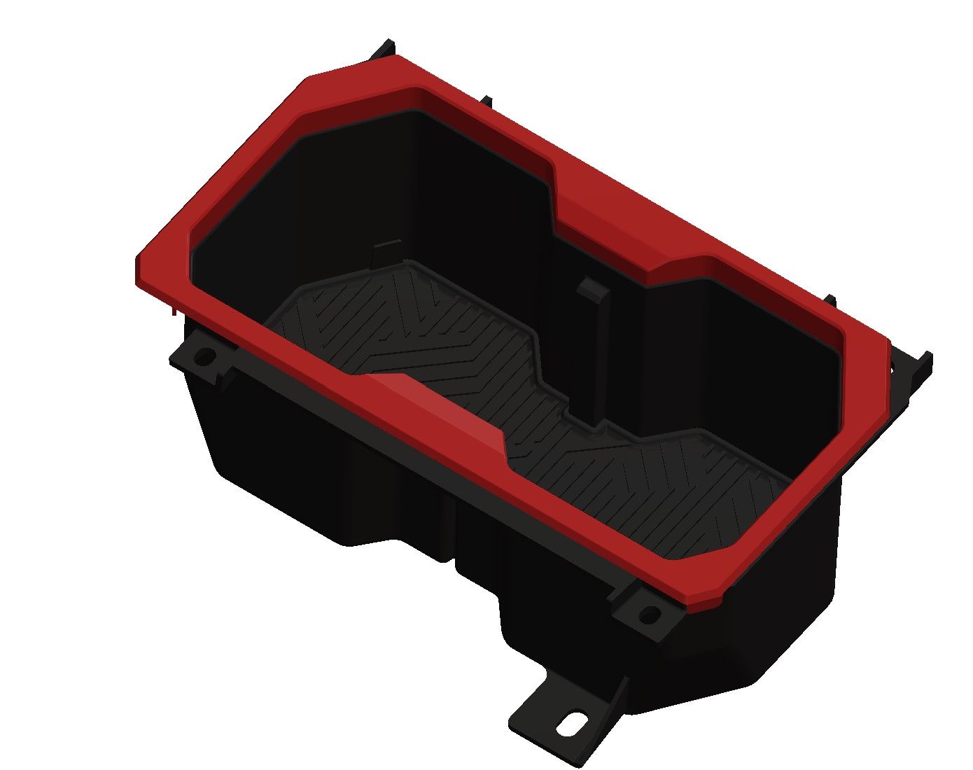 Oversize Cup Holder (2024+ Tacoma / 2025+ 4Runner) - RED/BLACK