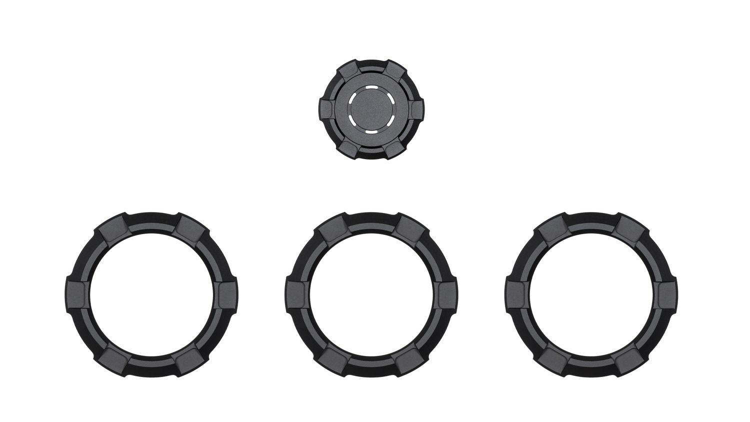 V2 Radio Knob + Drive Mode Knob + Climate Knobs (2024+ Tacoma / 2025+ 4Runner) - BLACK