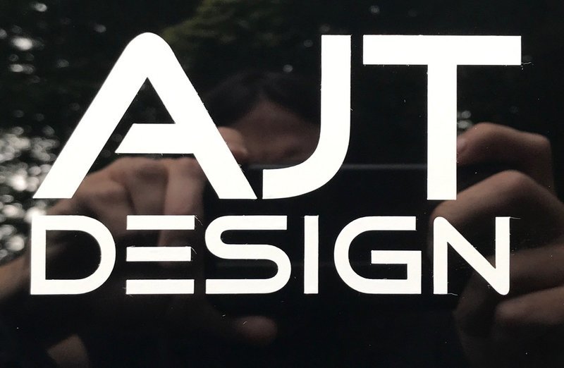 AJT DESIGN Decal - White