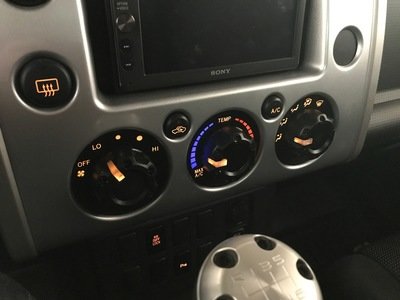Climate Knobs (FJ Cruiser) - BLACK