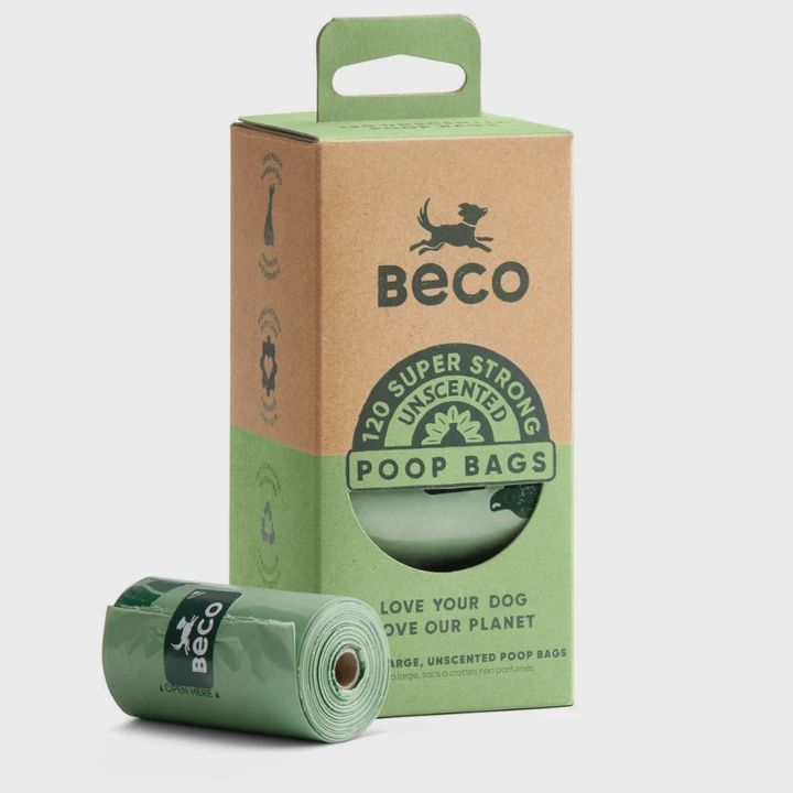 Beco - Poop Bags Recycled - Unscented - Multi Pack 120 (8x15)
