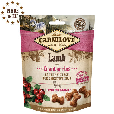 Carnilove Crunchy Snack, Smaak: Lamb with Cranberries